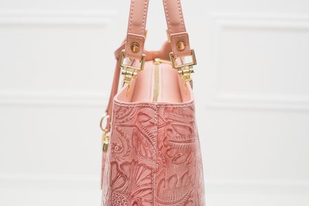 Bolso de cuero de mano para mujer Glamorous by GLAM - Rosa -