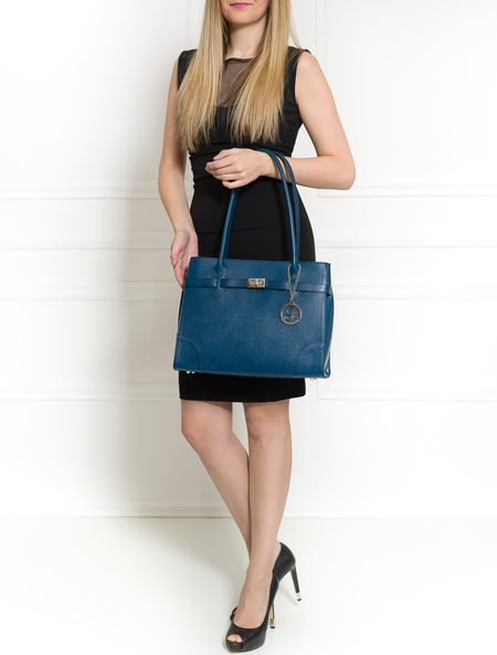 Bolso de hombro de cuero para mujer Glamorous by GLAM - Azul -