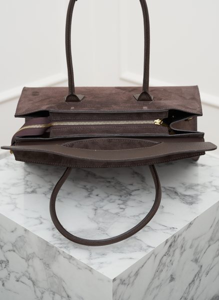 Real leather handbag Glamorous by GLAM - Brown -