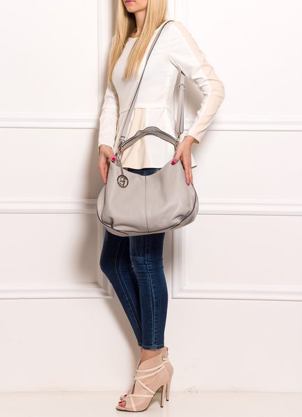 Borsa a spalla da donna in pelle Glamorous by GLAM - Grigio -