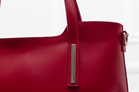 Borsa a mano da donna in pelle Glamorous by GLAM - Rosso -