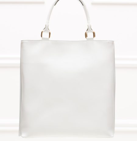 Bolso de cuero de mano para mujer Glamorous by GLAM - Blanco -