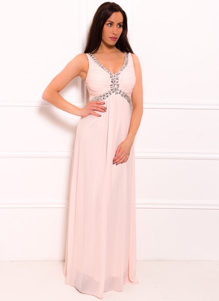 Maxi dress Due Linee - Pink -