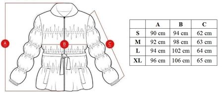 Női téli kabát eredeti rókaszőrrel Due Linee - Zöld -