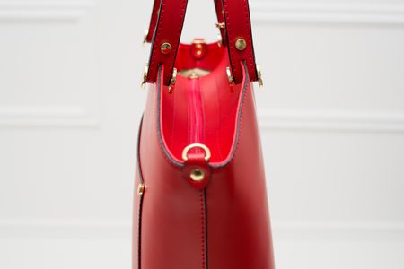 Bolso de cuero de mano para mujer Glamorous by GLAM - Rojo -