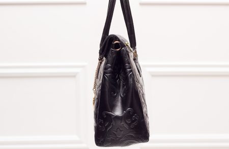 Real leather handbag Glamorous by GLAM - Black -