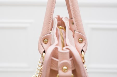 Real leather handbag Glamorous by GLAM - Pink -