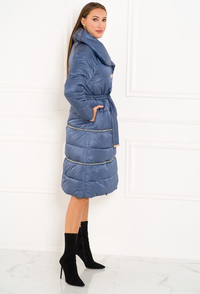 Giacca invernale donna Due Linee - Blu -