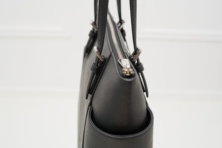 Bolso de hombro de cuero para mujer Michael Kors - Negro -