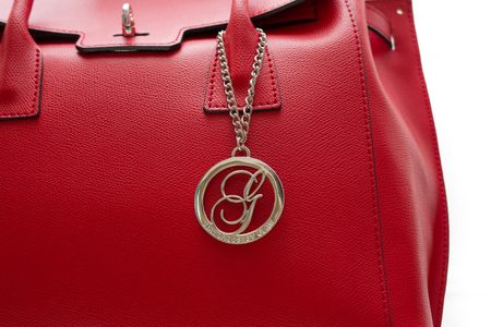 Real leather handbag Glamorous by GLAM - Red -