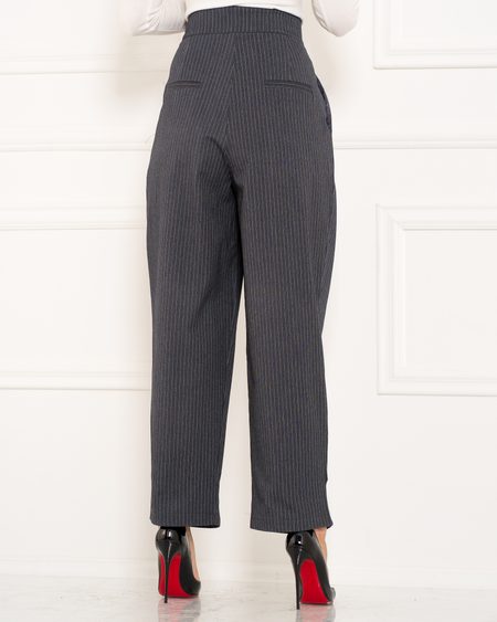 Women's trousers Due Linee - Grey -