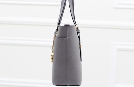 Bolso de cuero de mano para mujer Glamorous by GLAM - Gris -