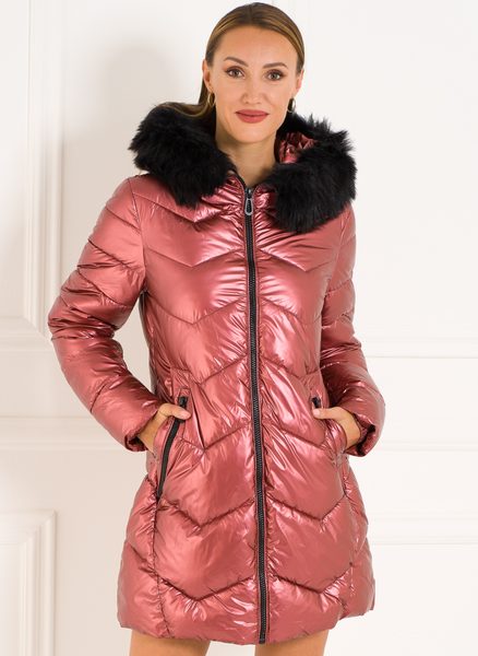 Glamadise - Italian fashion paradise - Women's winter jacket with real fox  fur Due Linee - Pink - Due Linee - Winter jacket - Women's clothing -  Glamadise - italian fashion paradise