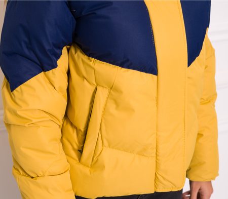 Chaqueta de invierno para mujer Due Linee - Amarillo -