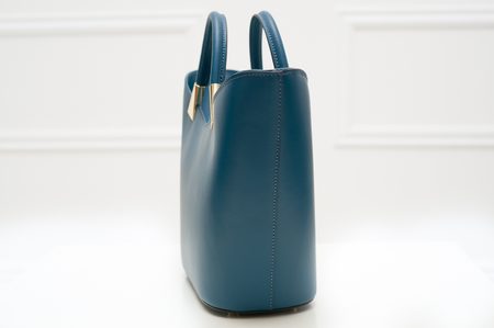 Bolso de cuero de mano para mujer Glamorous by GLAM - Azul -