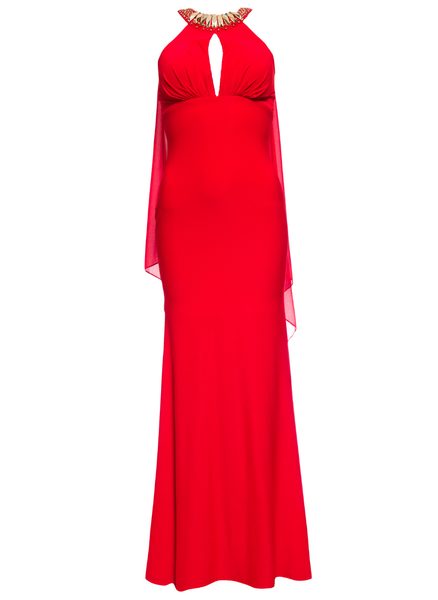 Maxi dress Due Linee - Red