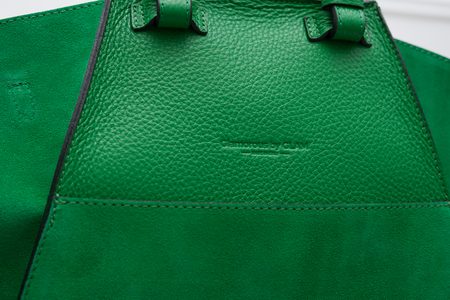 Real leather shoulder bag Glamorous by GLAM - Green -