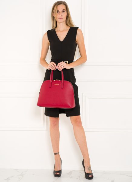 Bolso de cuero de mano para mujer Glamorous by GLAM - Rojo -