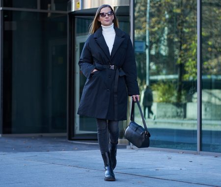 Winter jacket Due Linee - Black -