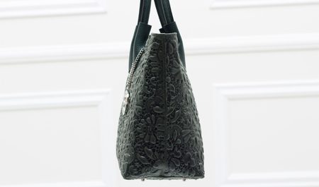 Real leather handbag Glamorous by GLAM - Green -