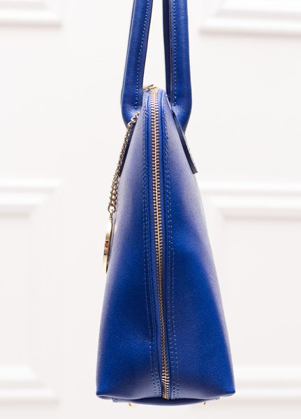 Bolso de cuero de mano para mujer Glamorous by GLAM - Azul -