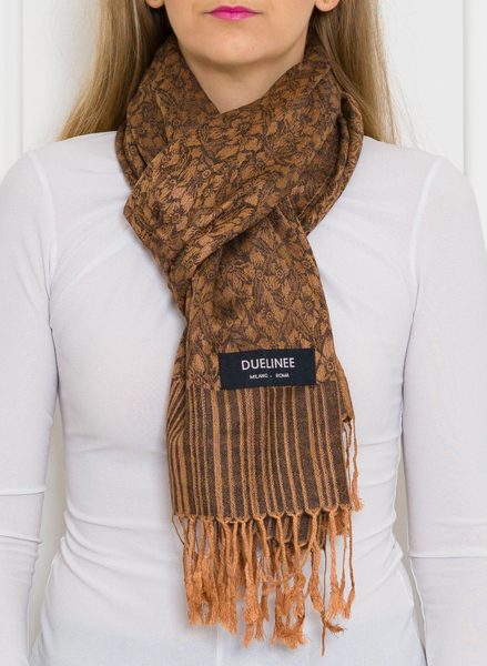 Women's scarf Due Linee - Black -