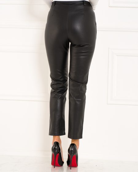 Pantalones de mujer Due Linee - Negro -