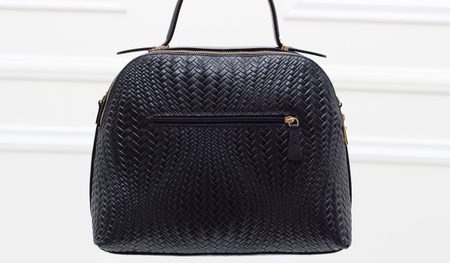 Bolso de cuero de mano para mujer Glamorous by GLAM - Negro -