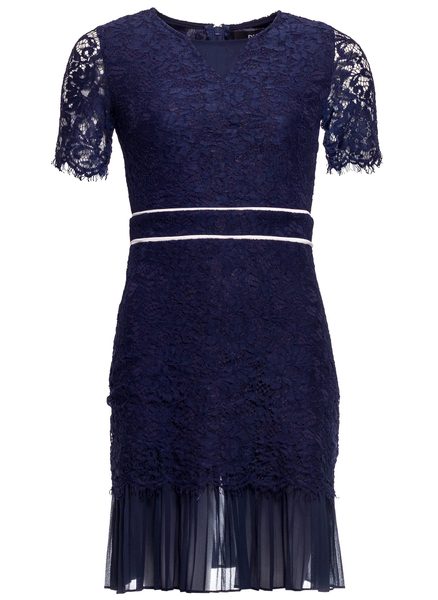 Lace dress Due Linee - Dark blue -