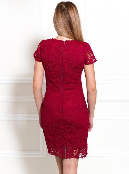Lace dress Due Linee - Wine -