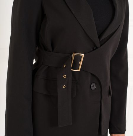 Blazer de mujer Due Linee - Negro -