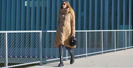 Winter jacket Due Linee - Brown -