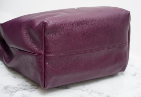 Real leather shoulder bag PATRIZIA PEPE - Violet -