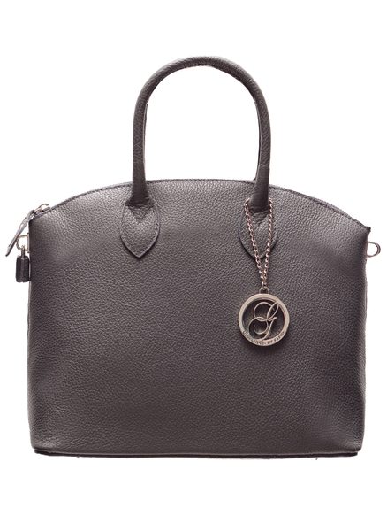 Real leather handbag Glamorous by GLAM - Grey -