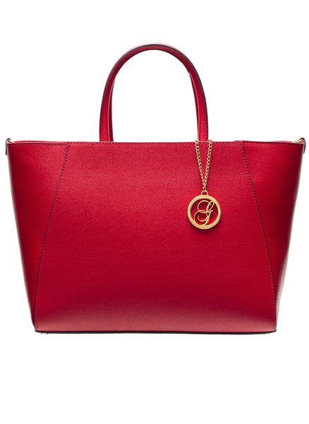 Real leather handbag Glamorous by GLAM - Red -