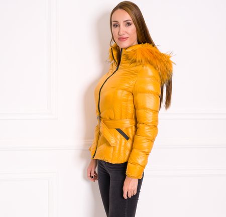 Chaqueta de invierno para mujer Due Linee - Amarillo -