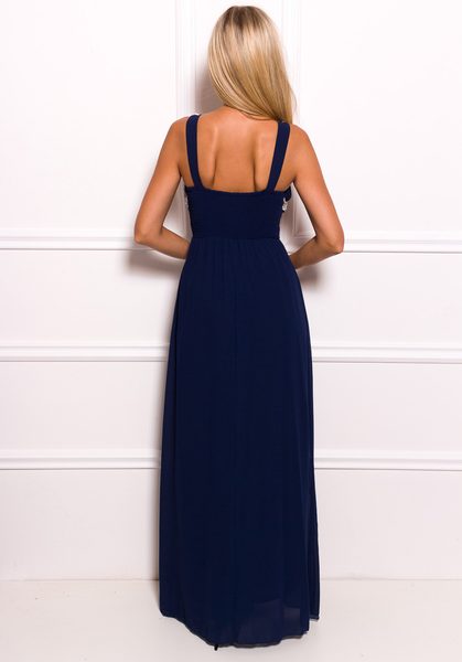 Maxi dress Due Linee - Dark blue -