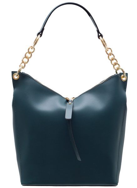 Bolso de hombro de cuero para mujer Glamorous by GLAM - Verde -