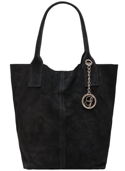 Női bőr shopper Glamorous by GLAM - Fekete -