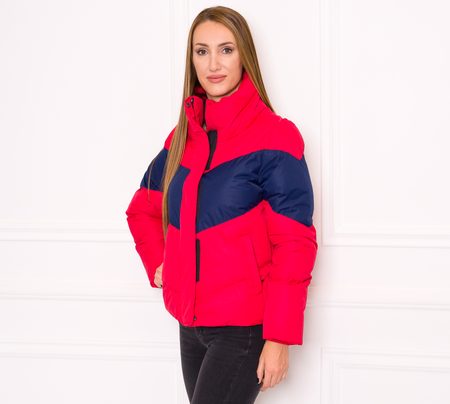 Női téli kabát Due Linee - Piros -