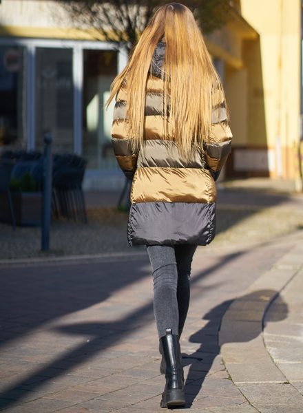 Chaqueta de invierno para mujer Due Linee - Marrón -