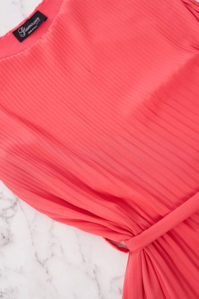 Letnia sukienka Glamorous by Glam - łososiowy -