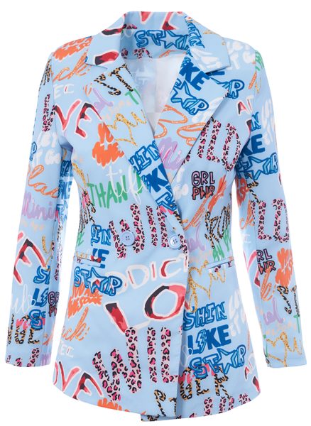 Blazer damă CIUSA SEMPLICE - Albastră -
