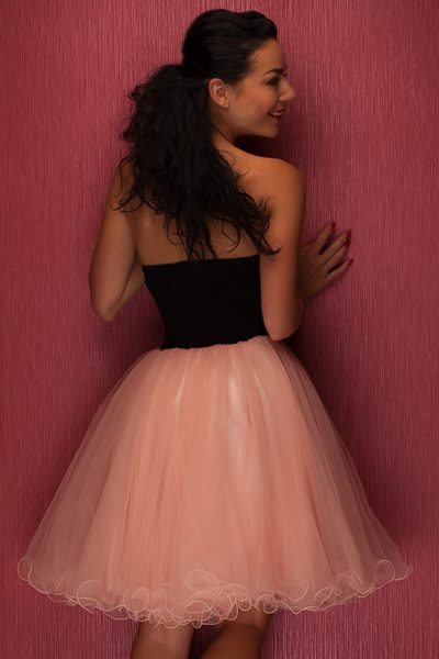 Italian dress Due Linee - Pink -