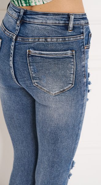 Jeans donna - Blu -