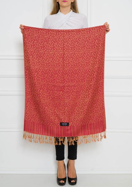 Women's scarf Due Linee - Red -