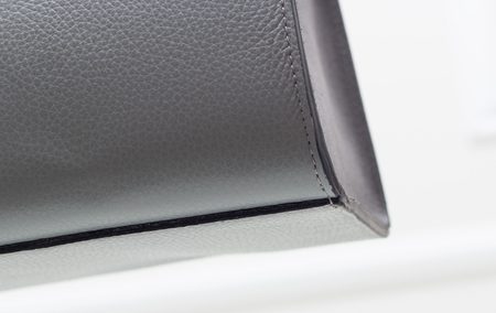 Dámske luxusné kabelka do ruky strieborné zapínanie - šedá -