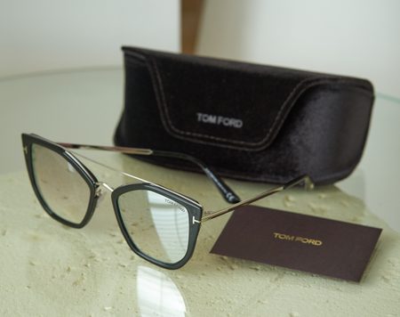 Damskie okulary przeciwsłoneczne TOM FORD - czarny -