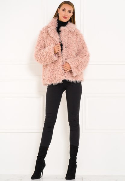 Yetti coat Glamorous by Glam - Pink -