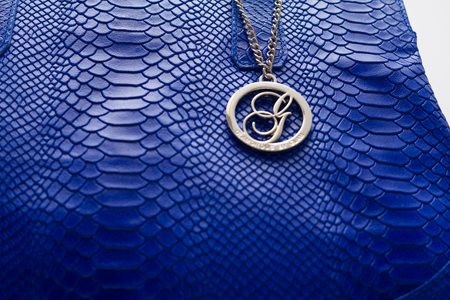 Bolso de cuero de mano para mujer Glamorous by GLAM - Azul -